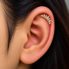 Marquise Crown Helix Stud