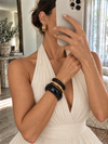 Pearl Mist Resin Bangle Set