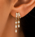 Crystal Ladder Earrings Set