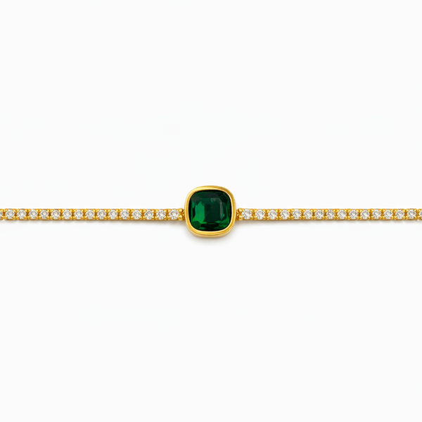Imperial Emerald Tennis Bracelet