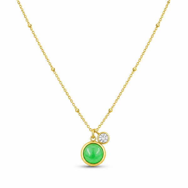 Minimalist gemstone Necklace