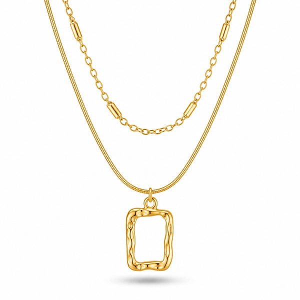 Molten Frame Necklace