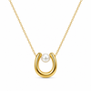 Pearl Golden U Necklace