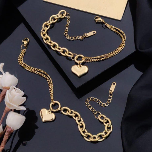 Puffy Heart Bracelet