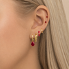 Ruby Radiance Ear Stack - Mismatch