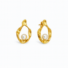 Divine pearl wrap earrings