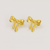Glam bow bloom earrings