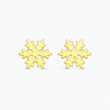 Golden frost bites earrings