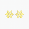 Golden frost bites earrings