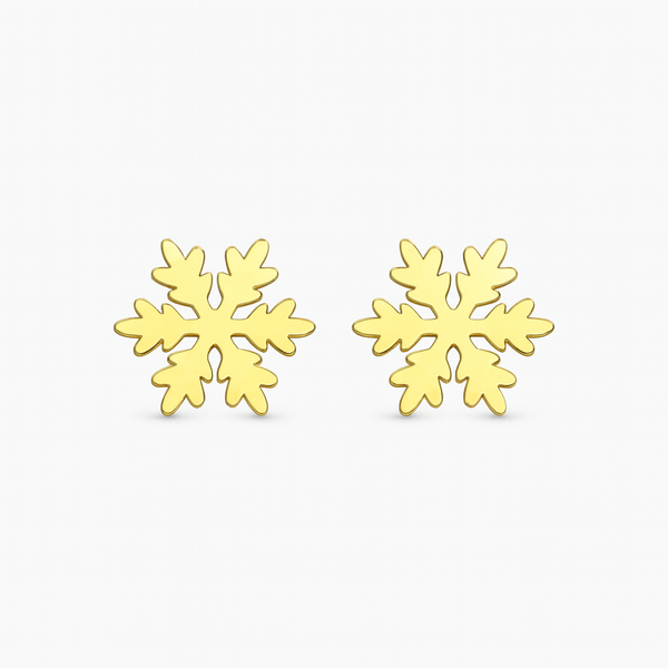 Golden frost bites earrings