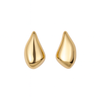 Messy Gold Stud Earrings