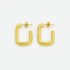 Square Edge hoops Earrings