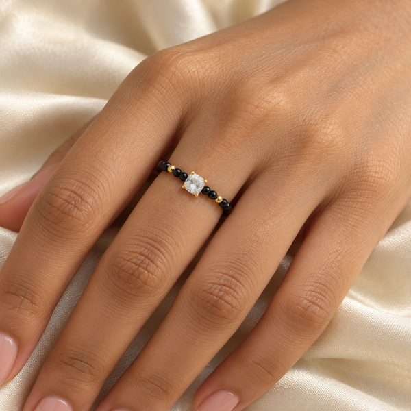 Aadhya Radiant Solitaire Mangalsutra Ring