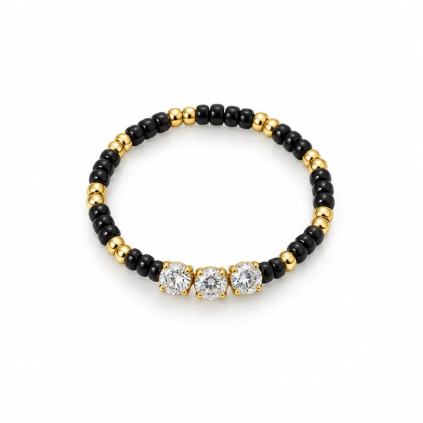 Anaya Round Trio Mangalsutra Ring