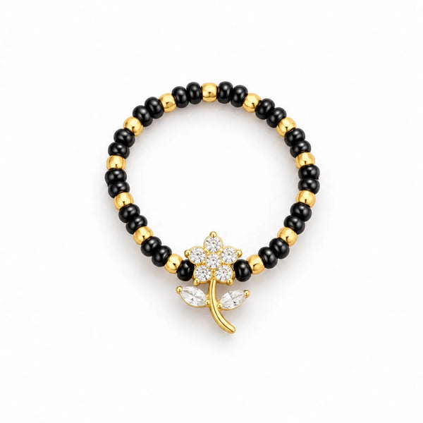 Avni Floral Mangalsutra Ring