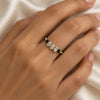 Ishani Oval Sparkle Mangalsutra Ring