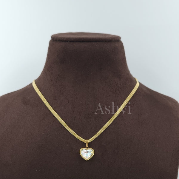 Love Heart Pendant Necklace