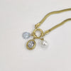 Pearl Diamond Multi Charms Necklace