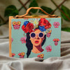Desi Pop Suitcase Style Clutch