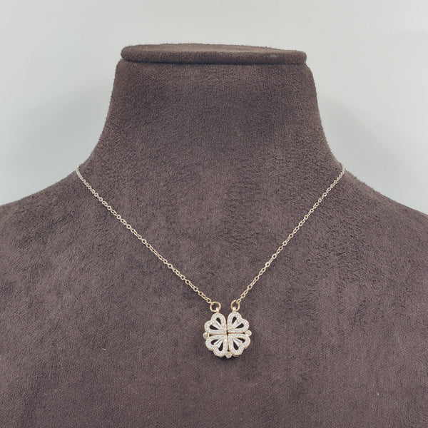 Heart Clover Necklace