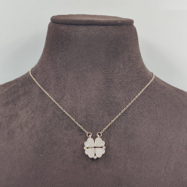 Heart Clover Necklace