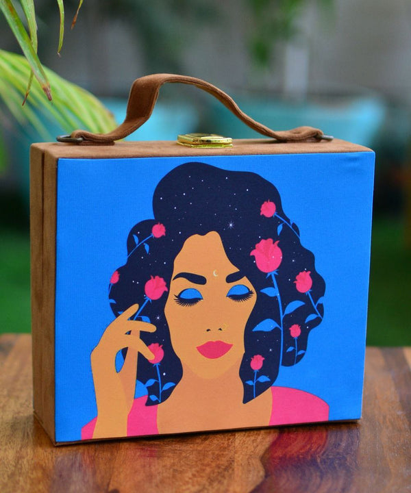 Flower Girl Suitcase Style Clutch