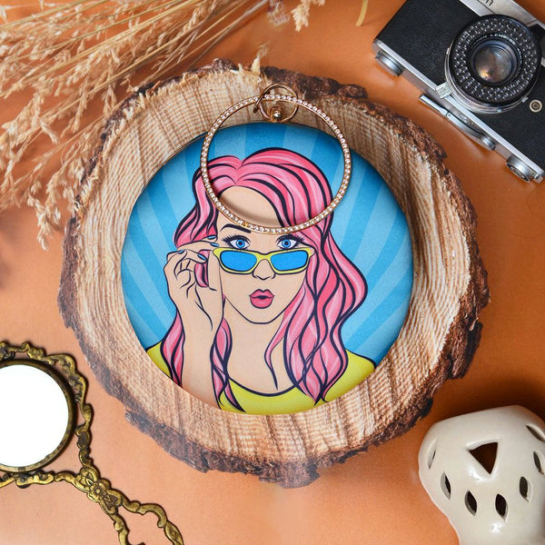 Desi Girl Round Clutch