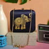Elephant Print Clutch