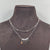 Double Layer White Stone Necklace