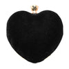 VelvetHeart Shape Clutch