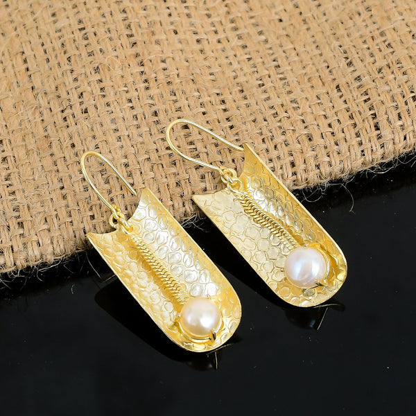 Gold toned Drop Earrings