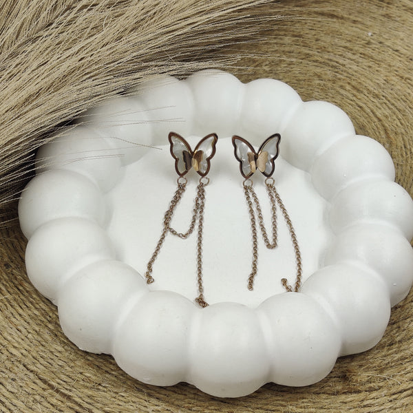 Dangling Butterfly Earrings