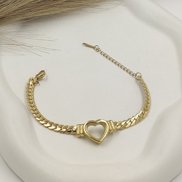 Hollow Heart Bracelet