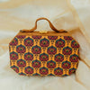 Mandala Block Print Suitcase Style Clutch