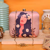 Open Hair GirlPrint Square Clutch