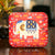 Elephant Print Square Clutch