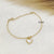 Heart Wire Charm Bracelet