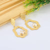Wavy Drop Earrings