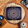 Mandala Print Square Clutch