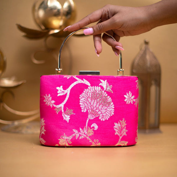 FloralHandle Clutch