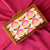 Floral Design Wooden Clutch