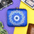 Evil eyeprint clutch