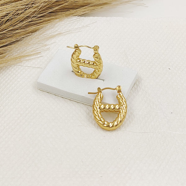 Reverse A Hoop Earrings