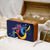 Krishna hand with bansuri Print Rectangular Clutch