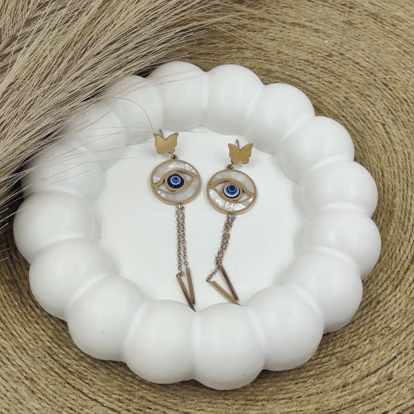 ButterflyEvil eye Earrings