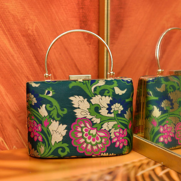 FANCY FabricHandle Clutch