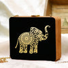 Elephant Printed Clutch