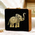 Elephant Printed Clutch