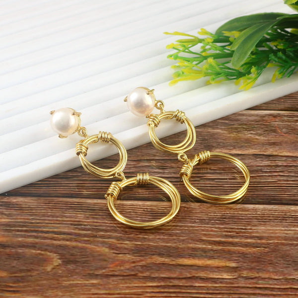 Circular layeredEarrings