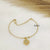Square Wire Charm Bracelet